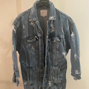 Zara Oversized Jean Jacket